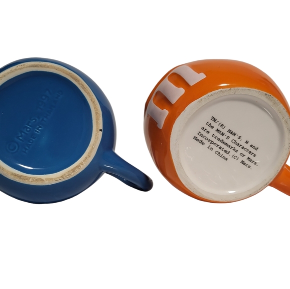 Vintage1997 M&M's World Blue Character 3D Mug 12oz Mischievous funny Coffee Set - Picture 5 of 6